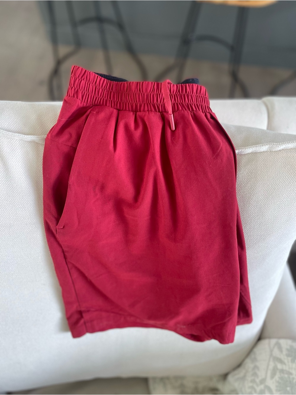 lululemon athletica Men's Red Swim Trunks